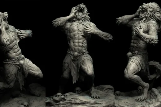 Werewolf — Fantasy 3D model