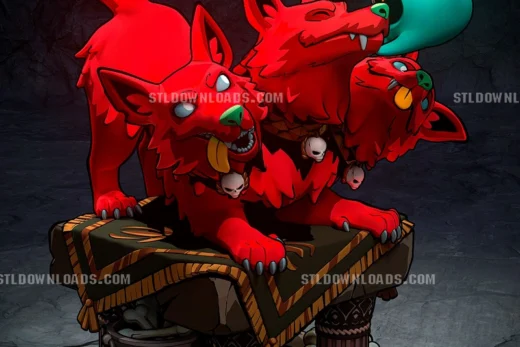 Cerberus — Original Fantasy 3D model