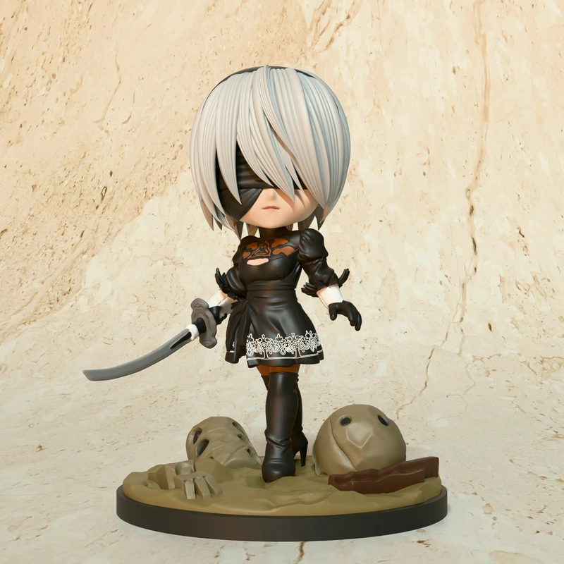 2B Chibi — NieR:Automata 3D model