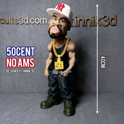 50 Cent — Celebrity 3D model