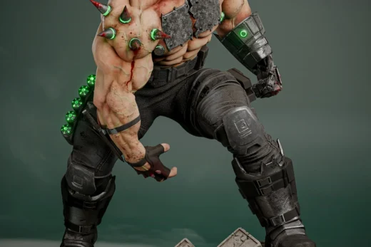Absolute Batbane — DC Comics 3D model
