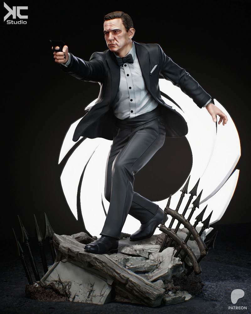 Agent Bond 007 — James Bond 3D model