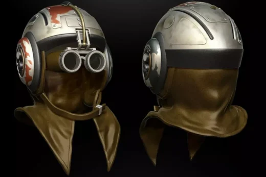 Anakin Podracer Helmet — Star Wars 3D model
