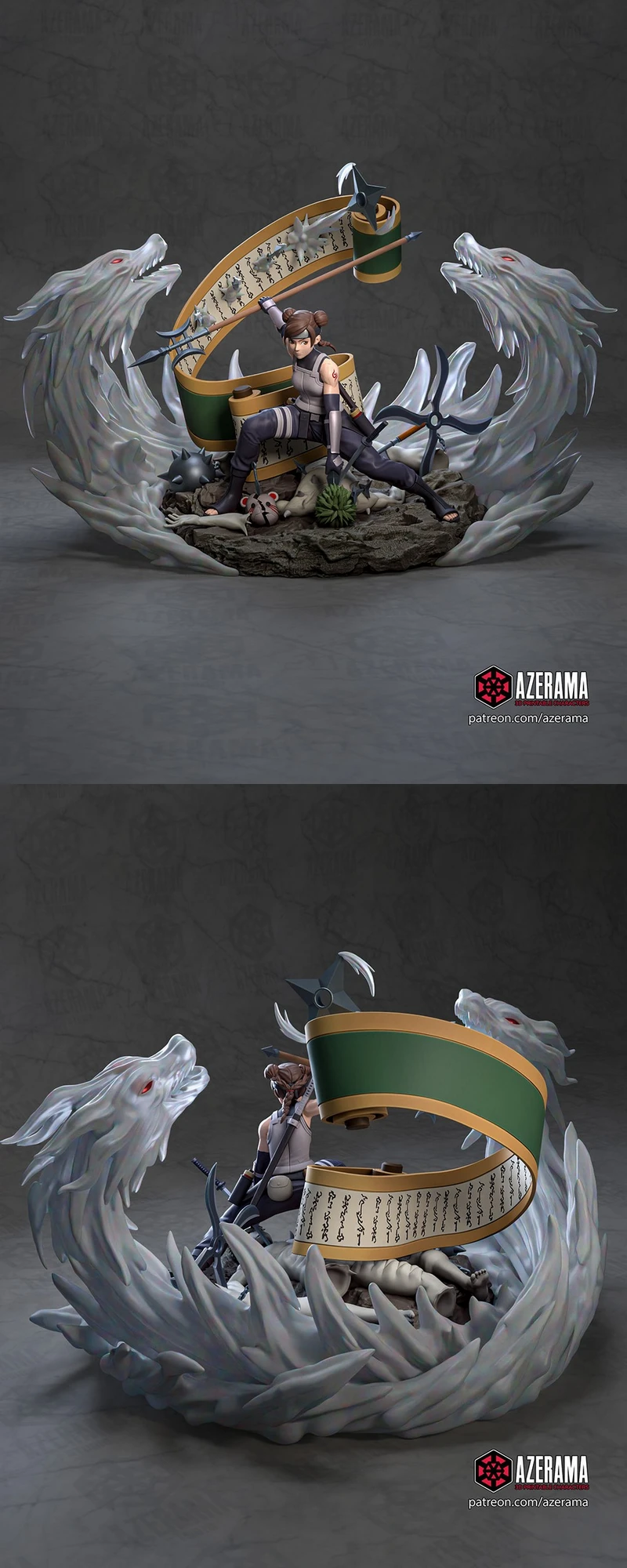Tenten — Naruto 3D model