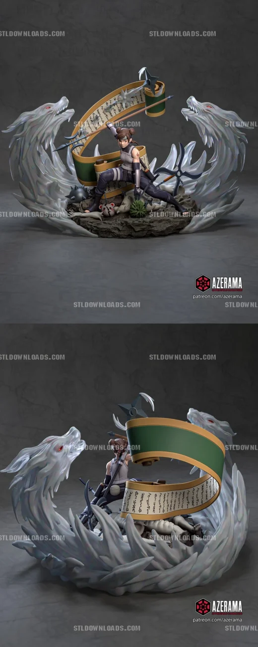 Tenten — Naruto 3D model