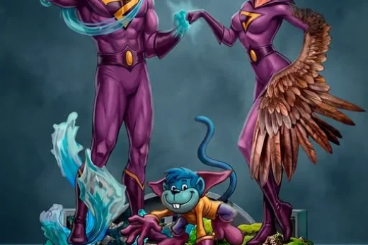 Wonder Twins — DC Comics 3D model