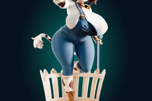 Bell Nee Cow Girl — Original Character 3D model