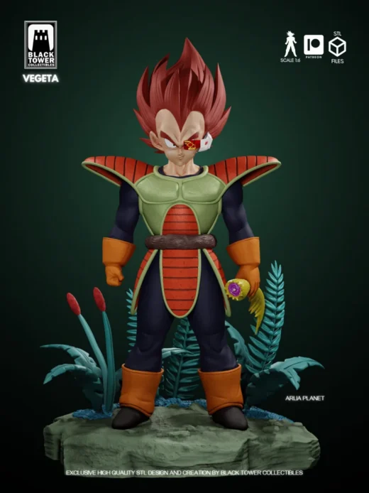 Vegeta EXODIAN — Dragon Ball 3D model