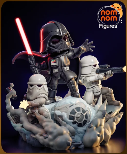 Darth Vader Chibi — Star Wars 3D model