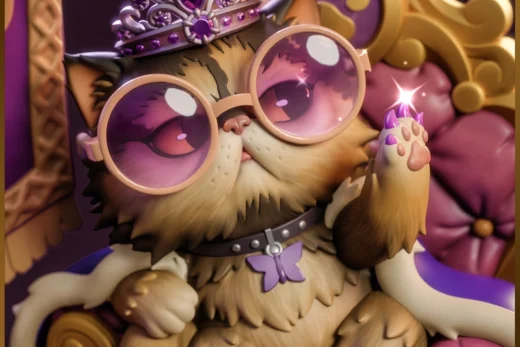 Princess Donut Chibi — Dungeon Crawler Carl 3D model