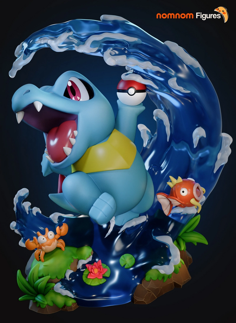Totodile — Pokémon 3D model