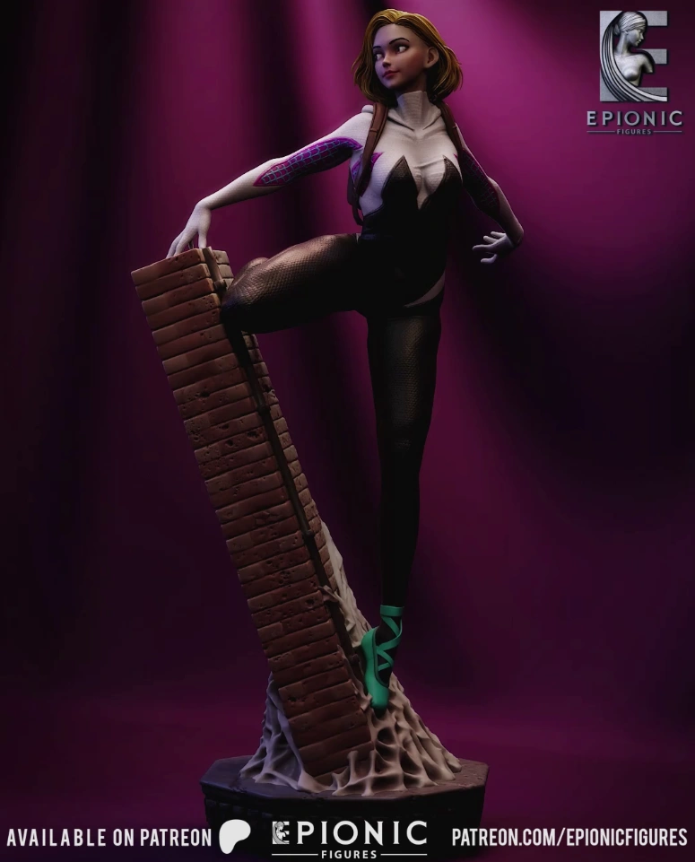 Spider-Gwen — Marvel 3D model