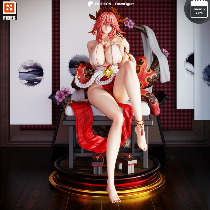 Yae Miko — Genshin Impact 3D model