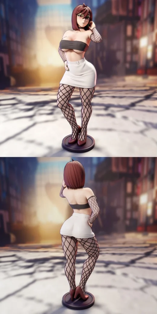 Momo Ayase — Dandadan 3D model