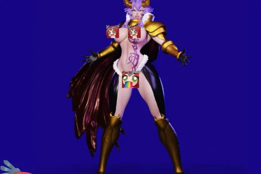 General Chloe — Original Character 3D model
