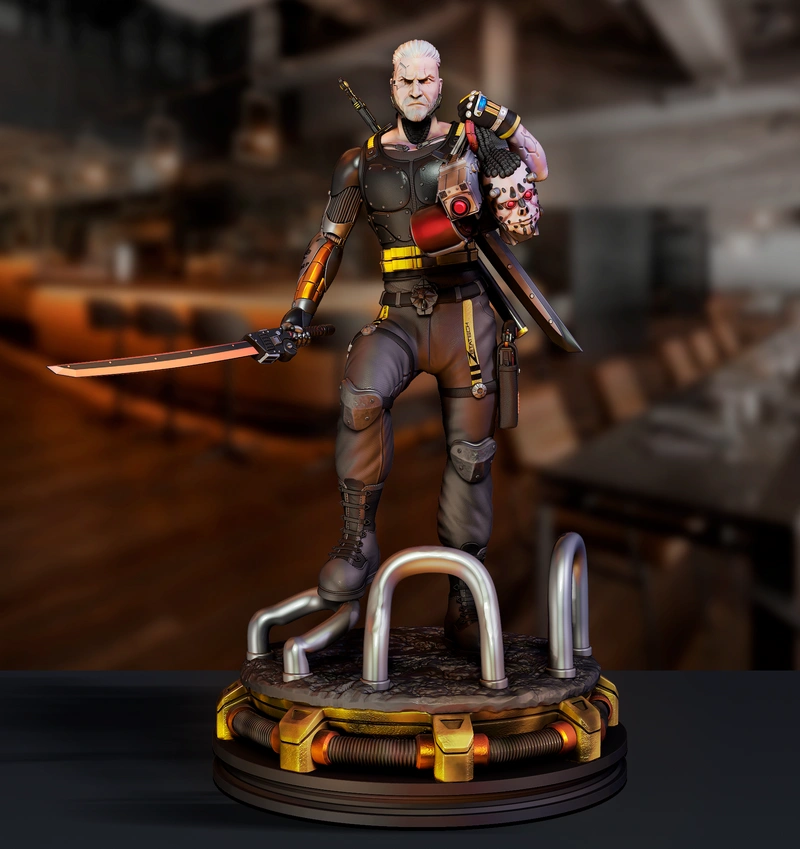 Geralt of Rivia — The Witcher 3D model