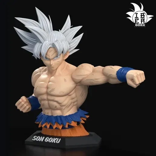 Goku Ultra Instinct Bust — Dragon Ball 3D model