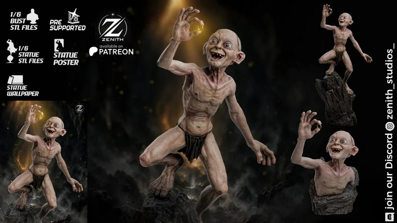 Gollum — The Lord of the Rings 3D model