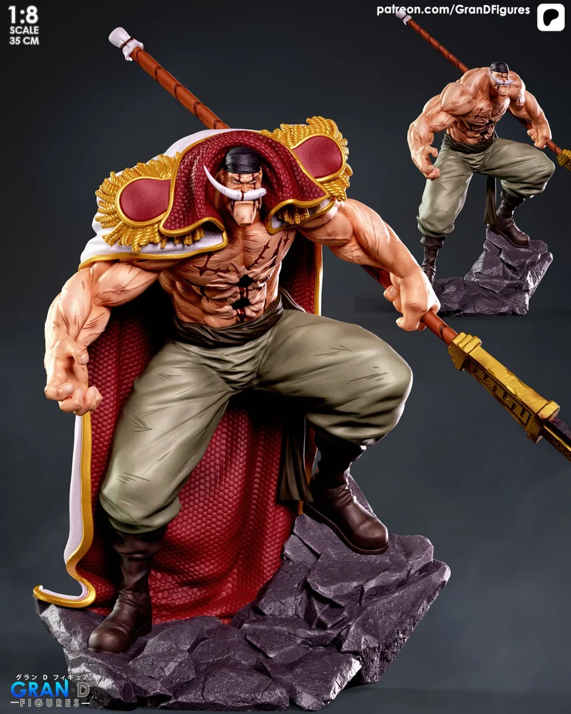 Edward Newgate (Whitebeard) — One Piece 3D model