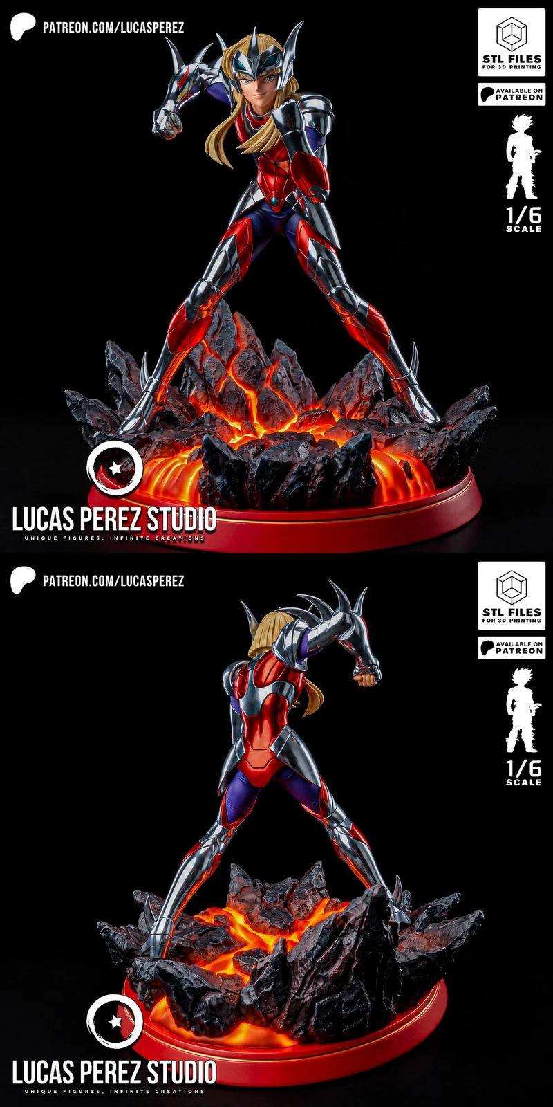 Hagen — Saint Seiya 3D model