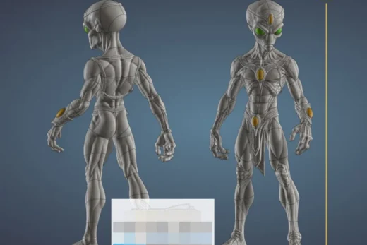 Alien Leader — Alien 3D model