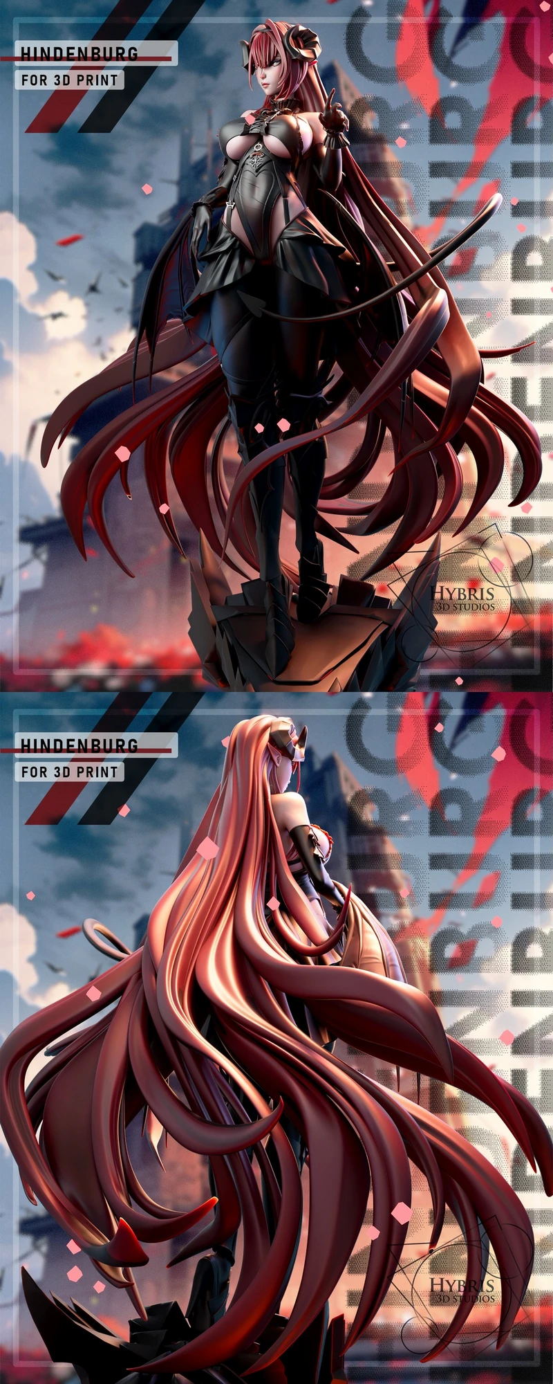 Hindenburg — Azur Lane 3D model