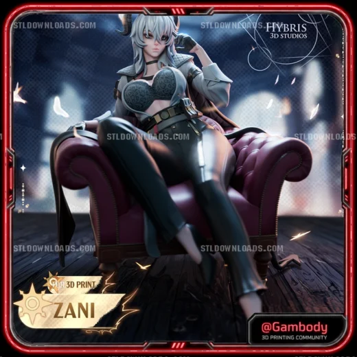 Zani — Wuthering Waves 3D model