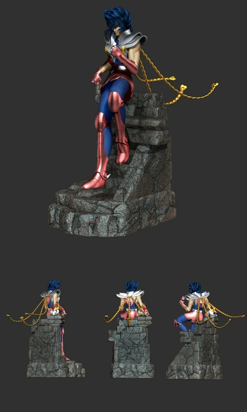 Ikki — Saint Seiya 3D model