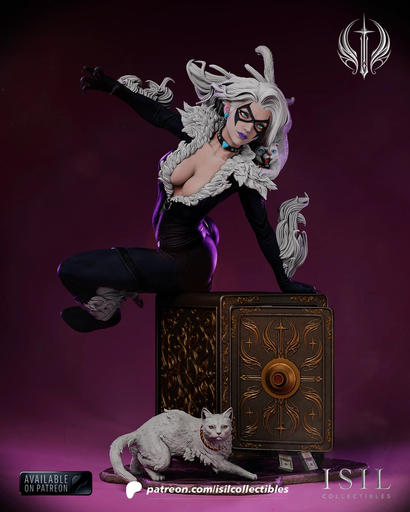 Black Cat — Marvel 3D model