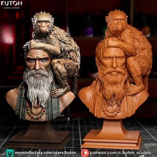 Girish and Bandar — Original Character 3D model
