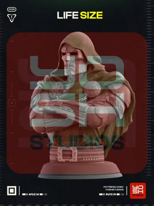 Doctor Doom Bust — Marvel 3D model