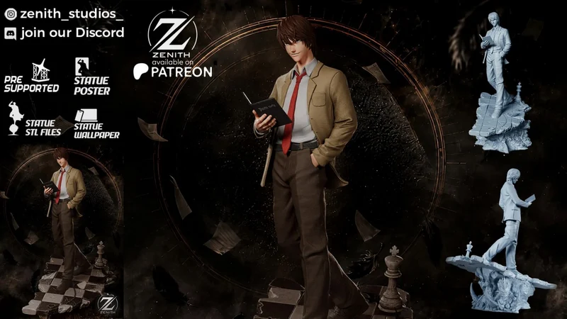 Light Yagami — Death Note 3D model