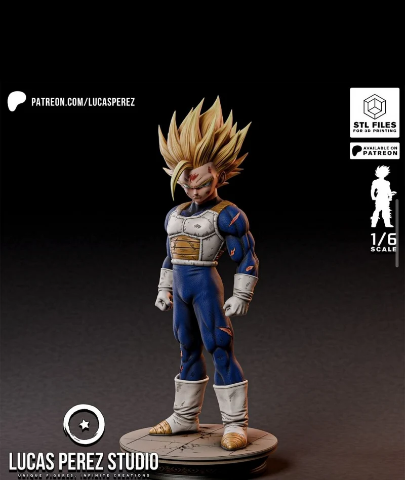 Gohan SSJ2 — Dragon Ball 3D model