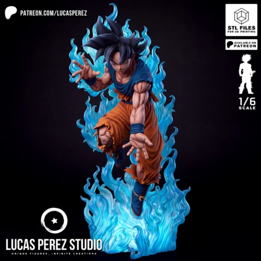 Goku Ultra Instinct — Dragon Ball 3D model
