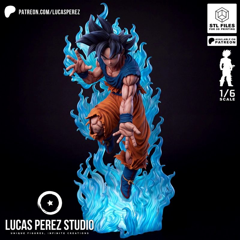 Goku Ultra Instinct — Dragon Ball 3D model