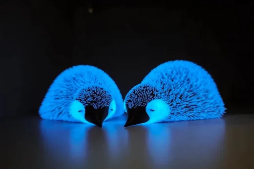 Lying Fluffy Little Penguin — Original Design 3D model