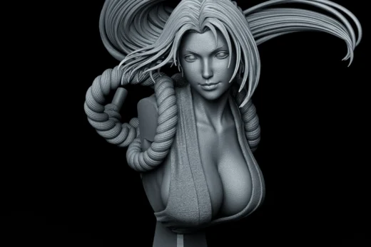 Mai Shiranui Bust — The King of Fighters 3D model