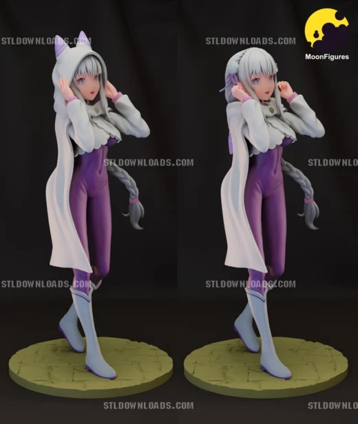 Emilia — Re:Zero 3D model