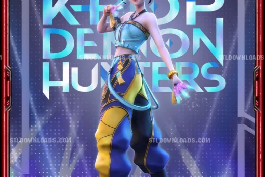 Zoey — KPop Demon Hunters 3D model