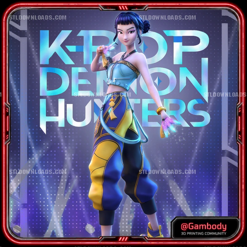 Zoey — KPop Demon Hunters 3D model