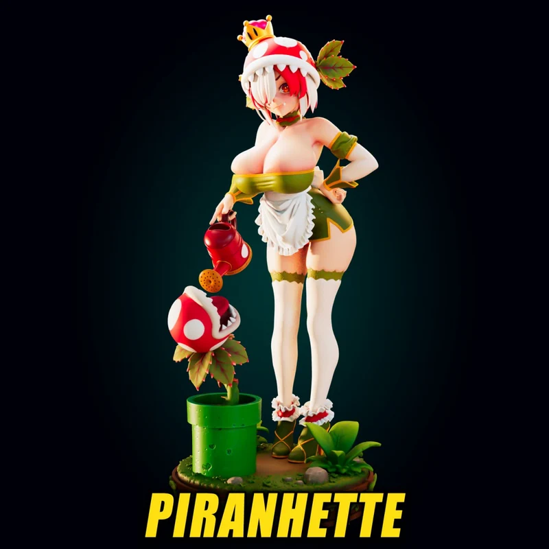 Princess Piranhette — Super Mario 3D model