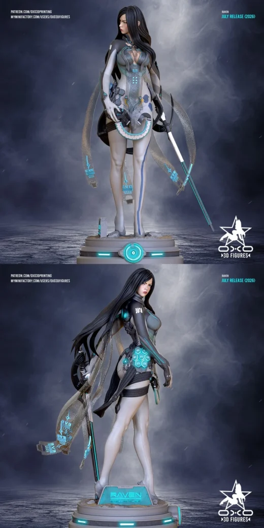 Raven — DC Comics 3D model
