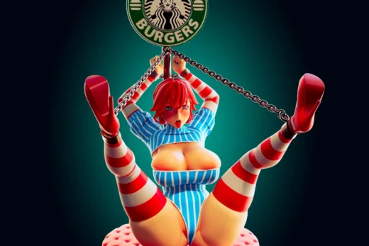 Wendy's Mascot — Wendy's 3D model
