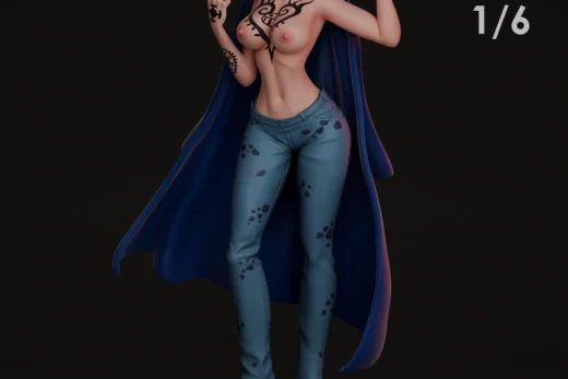 Trafalgar Law Girl — One Piece 3D model
