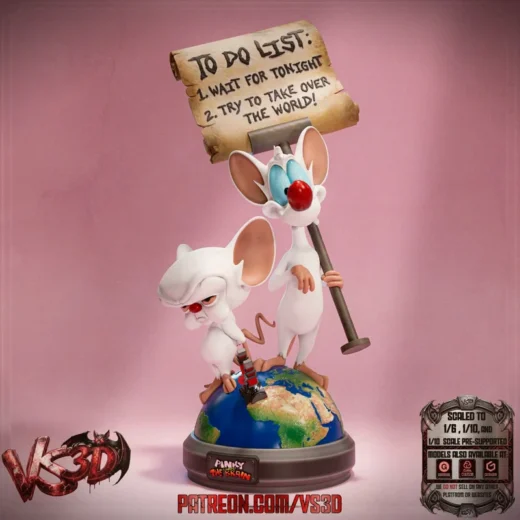 Pinky and the Brain — Animaniacs 3D model