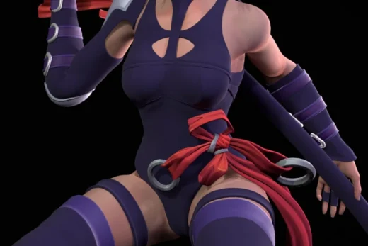 Psylocke — Marvel 3D model