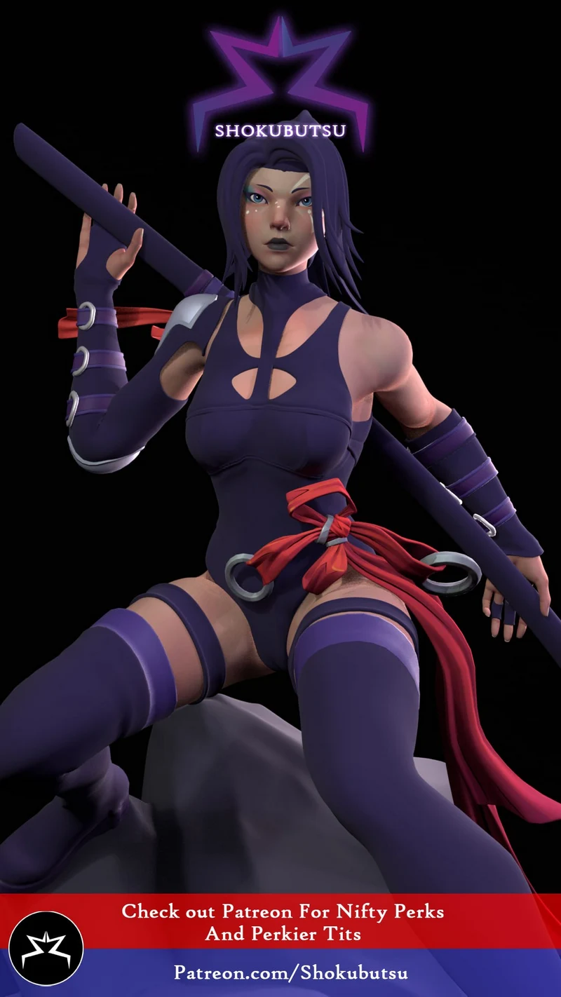 Psylocke — Marvel 3D model