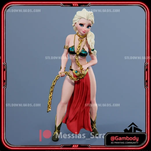 Elsa — Frozen 3D model