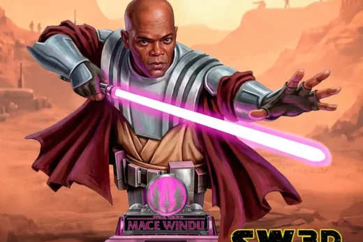 Mace Windu Bust — Star Wars 3D model