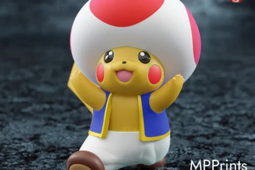 Sakura and Toad Pikachu — Pokémon 3D model